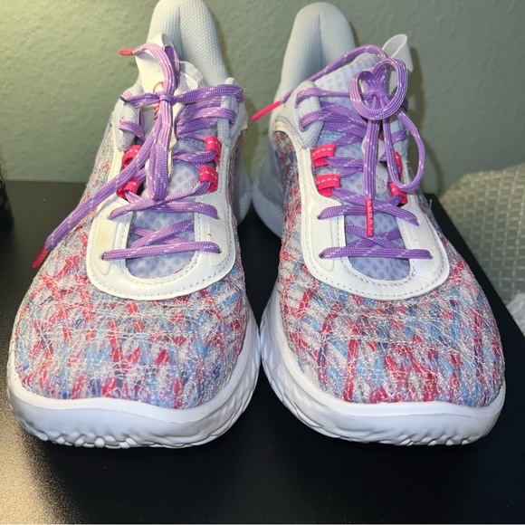 Curry Flow 9 Under Armour Violet & Blue M 9 W 11.5  MVP For The W NBA - Picture 7 of 12